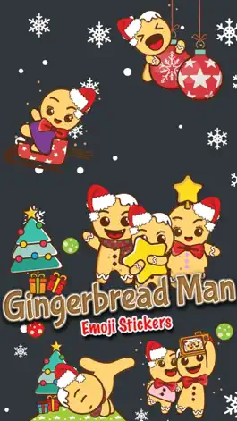 Game screenshot Gingerbread Man Emoji Stickers mod apk