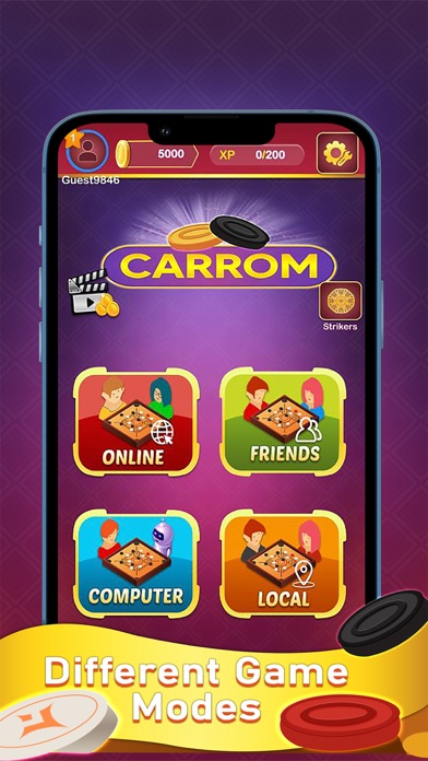 Carrom Superstar Board Game Screenshot