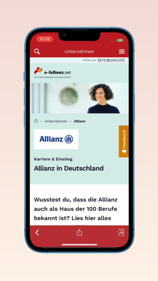 #3. e-fellows.net to go (iOS) Podle: e-fellows.net GmbH & Co KG