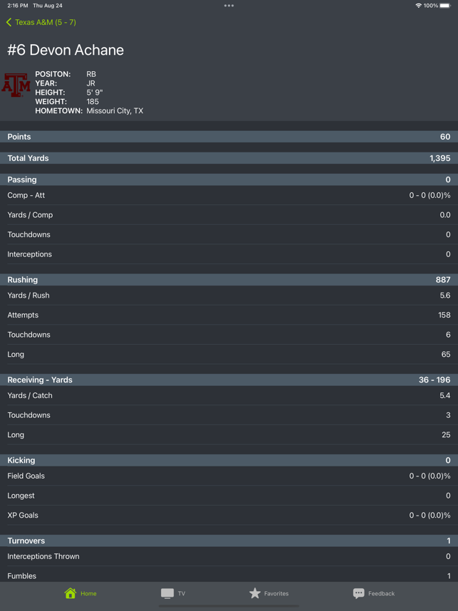 ‎College Football: RapidRoster Screenshot