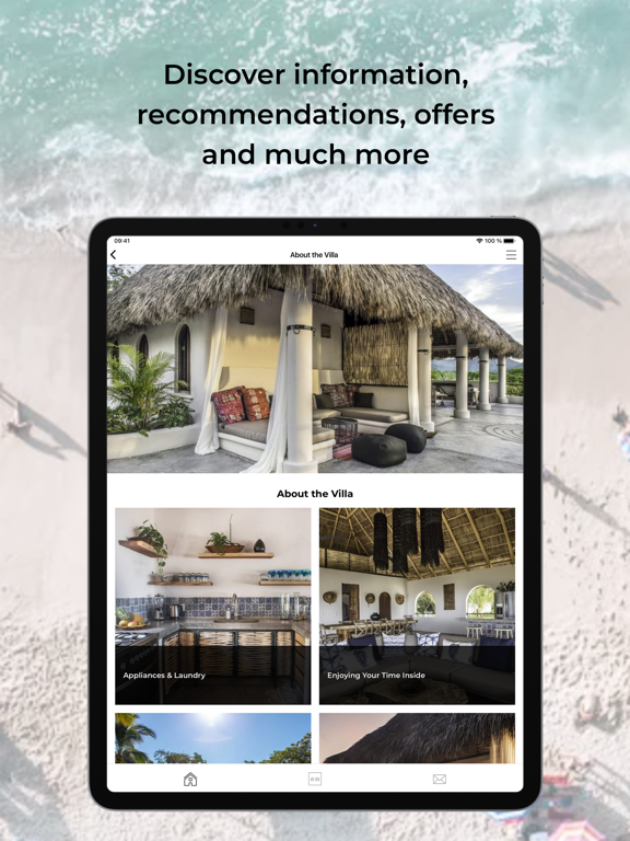 Villa Valentin iPad screenshot 2 - Travel app