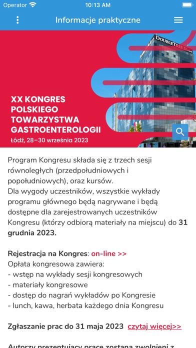 Congress of PTG-e Screenshot