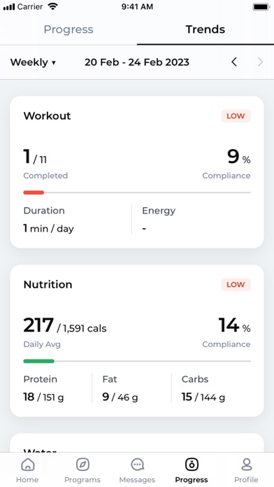 Fitara Fitness Screenshot