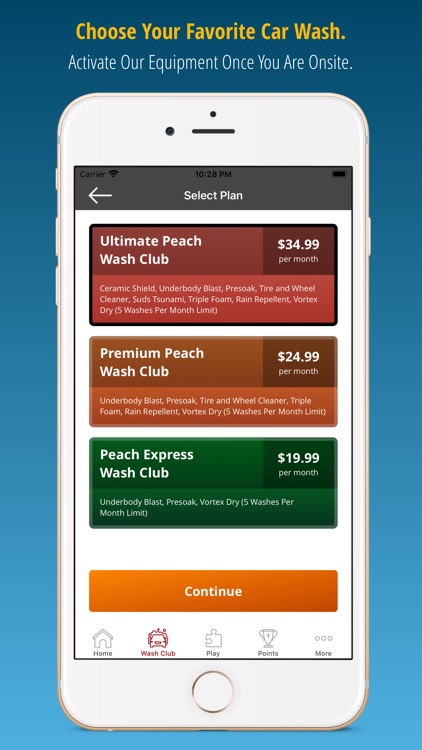 Polished Peach Car Wash