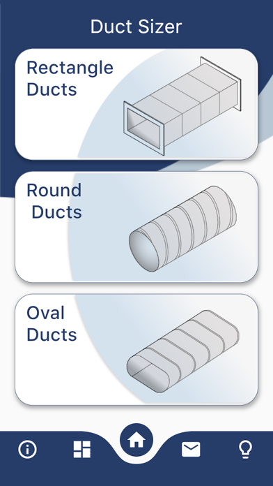 TALO Duct Sizer Screenshot