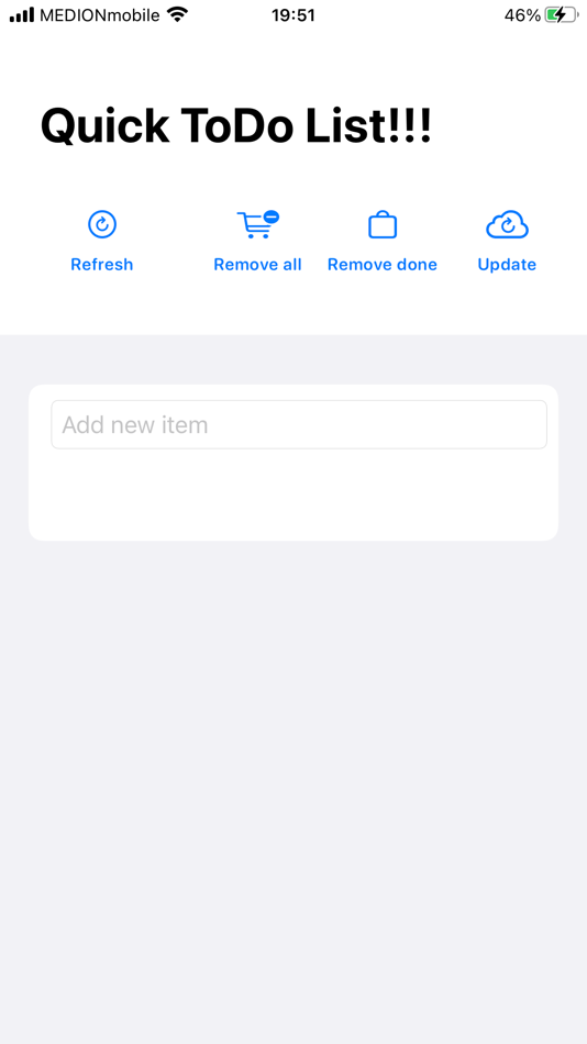 #1. Simple QuickToDo (iOS) 由: Bratislav Ljubisic