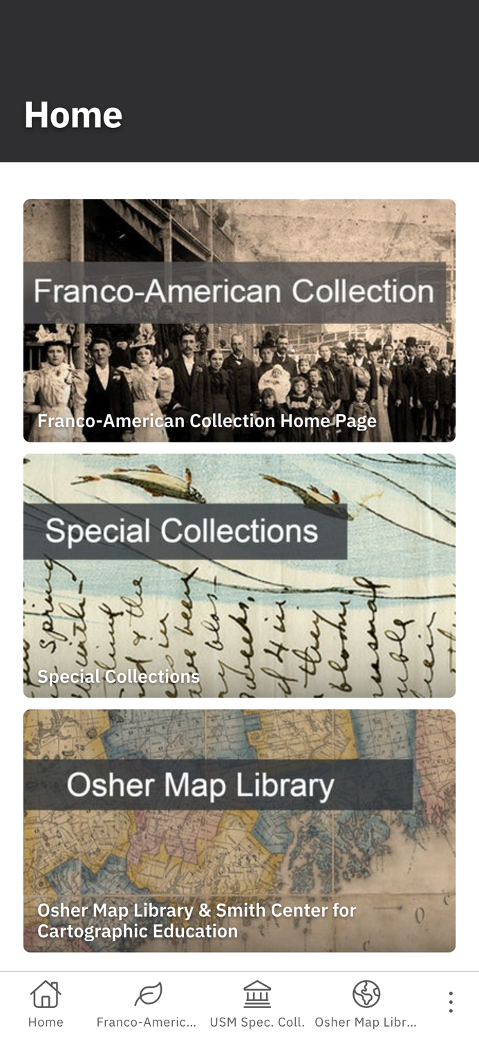 USM Specialized Collections