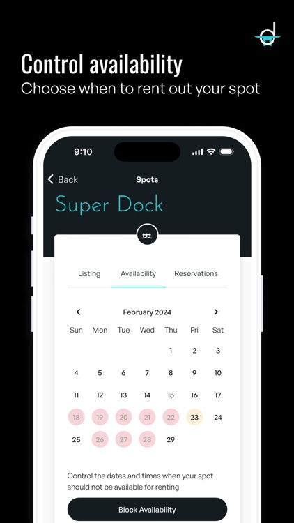 Dockline: list & rent docks
