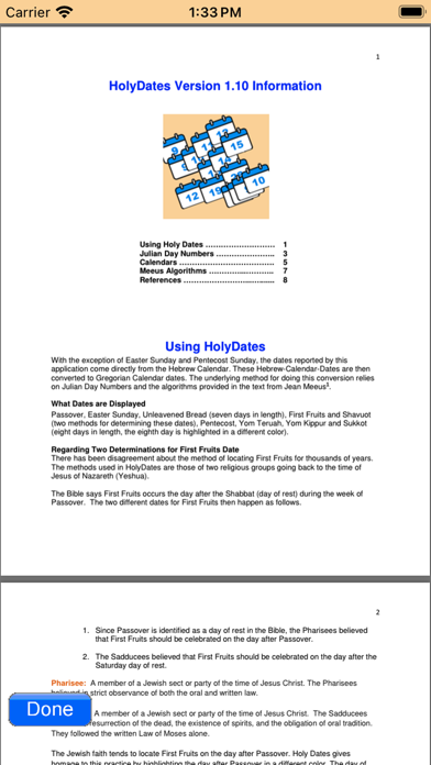 HolyDates Screenshot