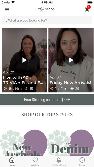 Attiredmom Boutique Screenshot