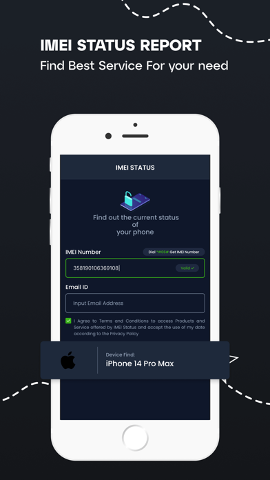 Device IMEI Status Checker Screenshot