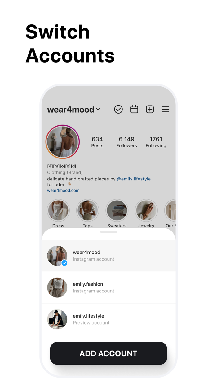 My Feed・Grid Preview and Planner
