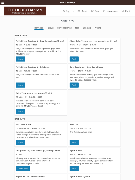 The Hoboken / Ridgewood Man iPad screenshot 3 - Lifestyle app