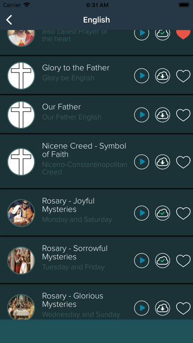 Prayers Audio & Rosary Screenshot