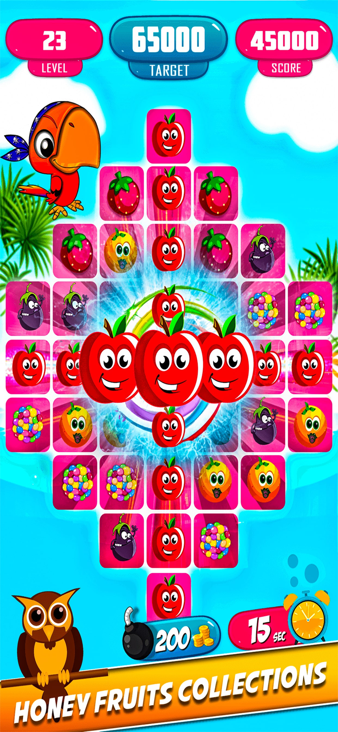 Fruit Candy Blaster Match 3