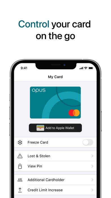 opus card Screenshot