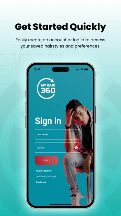 MyHair360 Men's Hair Editor Screenshot