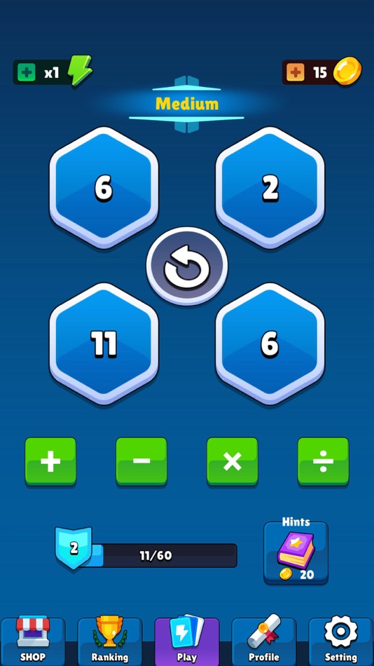 #3. Math 24 Global Game (iOS) 由: Kai Liu