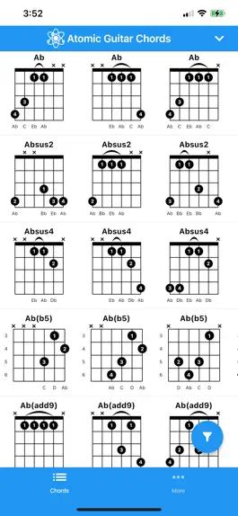 Game screenshot Atomic Guitar Chords apk