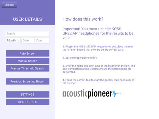 Screenshot #5 pour Air-Conduction Audiometer
