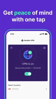 mozilla vpn - secure & private iphone screenshot 3