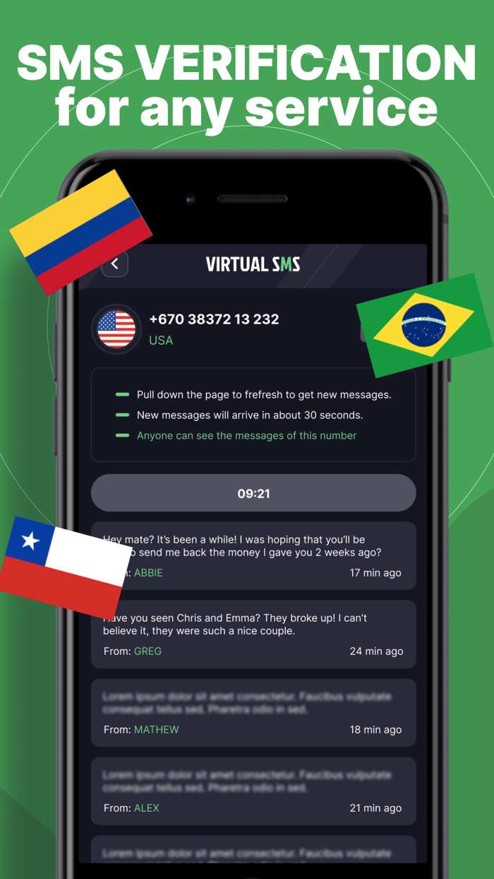 VIRTUAL SMS SECOND NUMBER NOW