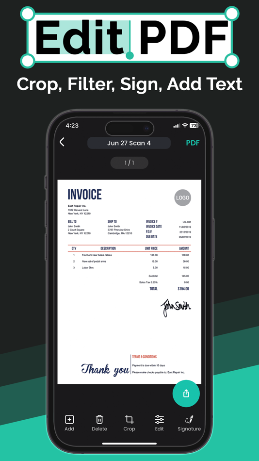 #3. Doc Scanner : Document Reader (iOS) 由: Rajanibhai Sheladiya