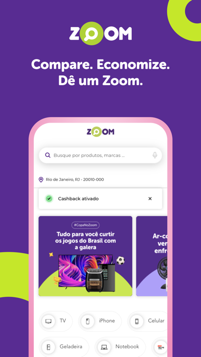 Zoom: Cashback e Menor Preçoのおすすめ画像1