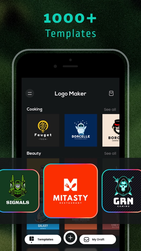 #2. Logo Maker - Graphic Design . (iOS) 由: AGM Shahriar
