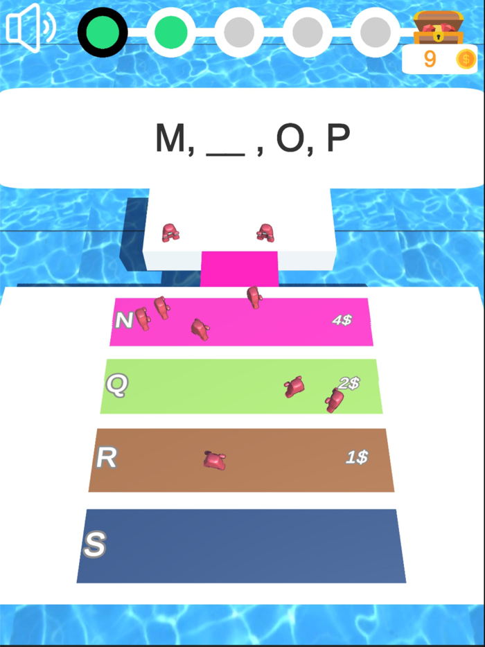 Alphabet Quiz  3D Fall