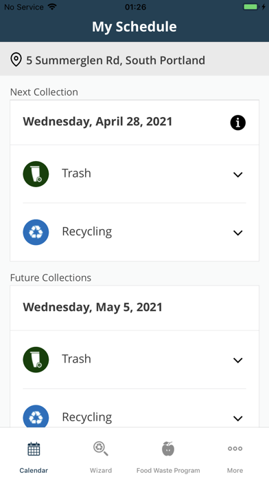 South Portland Recycles Screenshot
