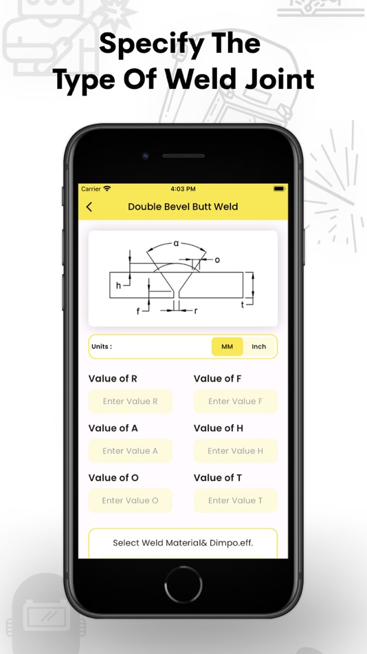 #4. Welding Weight and Cost Calc (iOS) 由: Kantaben Gorasiya