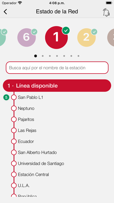 Metro de Santiago Oficial Screenshot