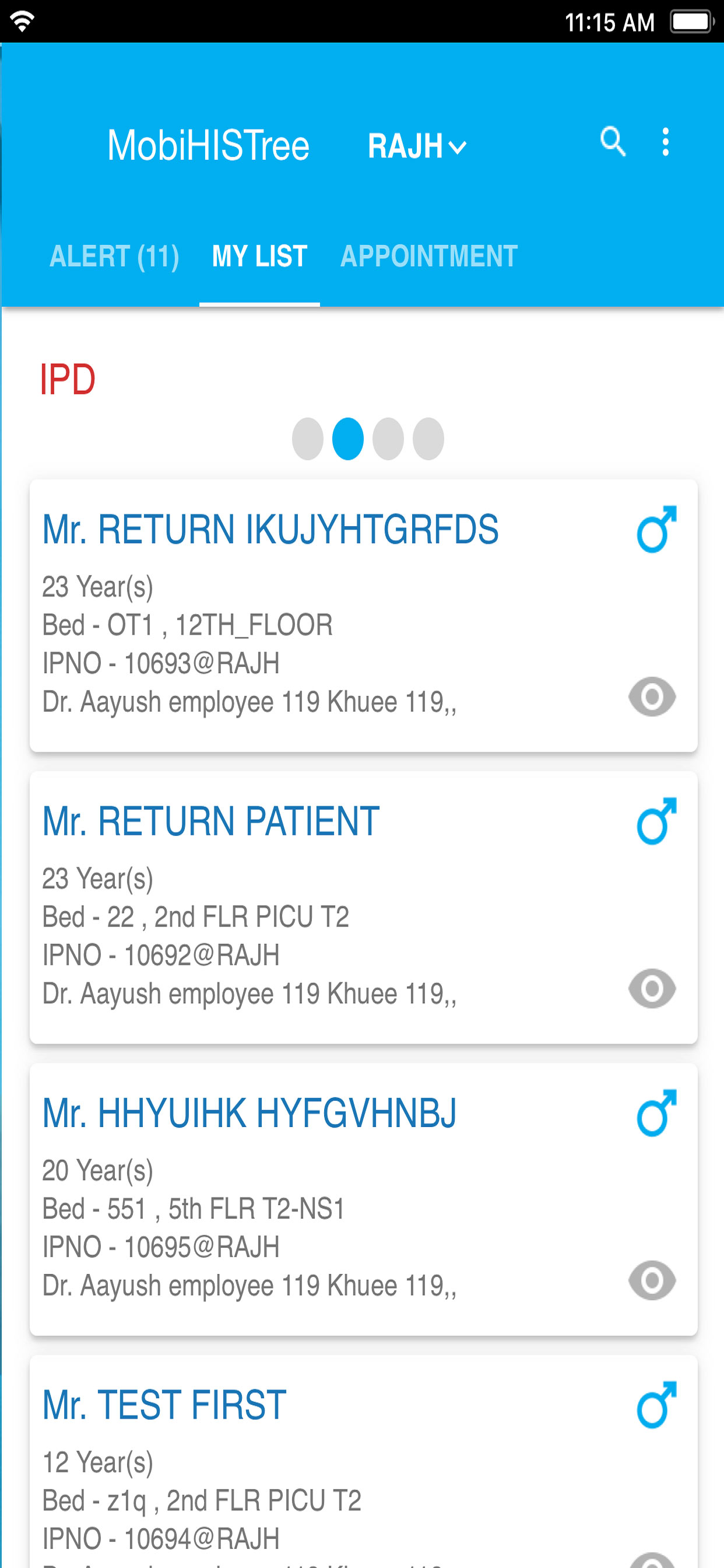 VRH MobiHISTree