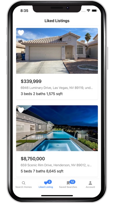 LVR Home Search Screenshot