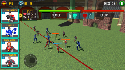 Superhero Clash Battle Games Screenshot
