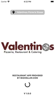 valentinos pizzeria stowe iphone screenshot 1