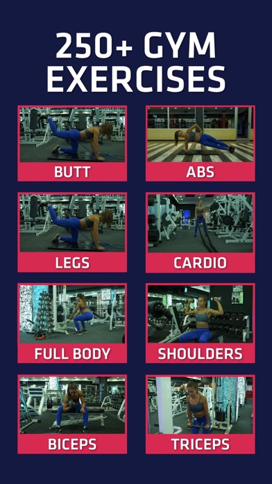 Gym Workout Planner For Women Screenshot