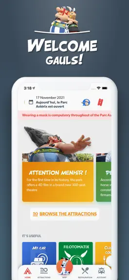 Game screenshot Parc Astérix pour iPhone mod apk