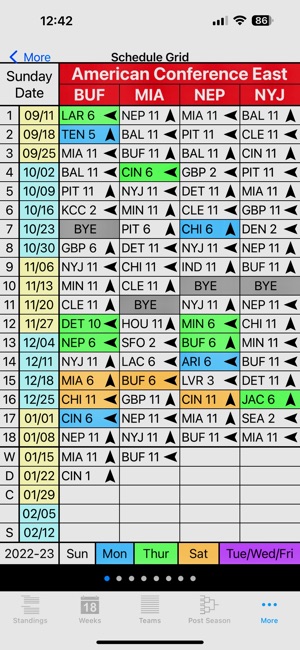 Pro Football Schedule on the App Store