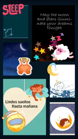 Game screenshot Good night Phrases with photos apk