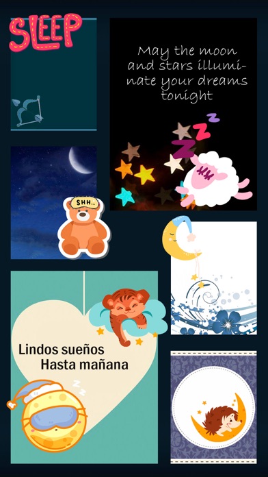 Good night Phrases with photos Screenshot