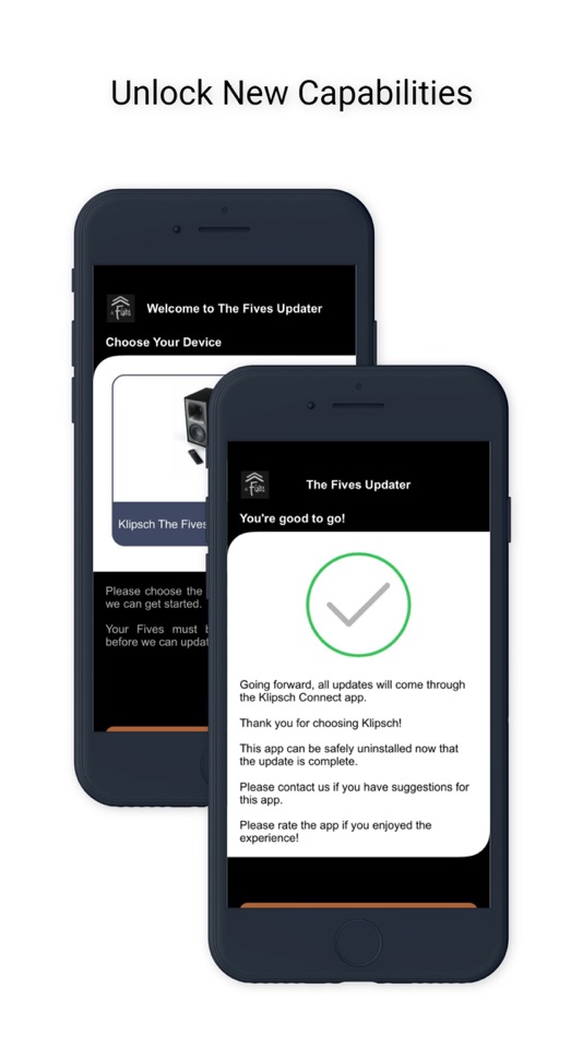 #1. Klipsch The Fives Updater (iOS) 由: Klipsch Group, Inc.