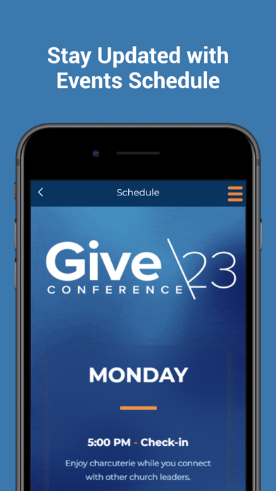 Give Conference Screenshot