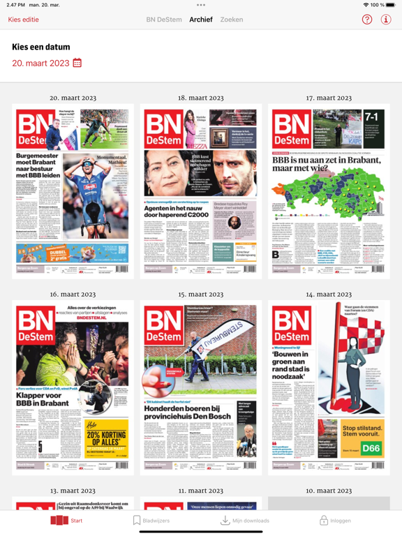 BN DeStem - Digitale krant iPad app afbeelding 2