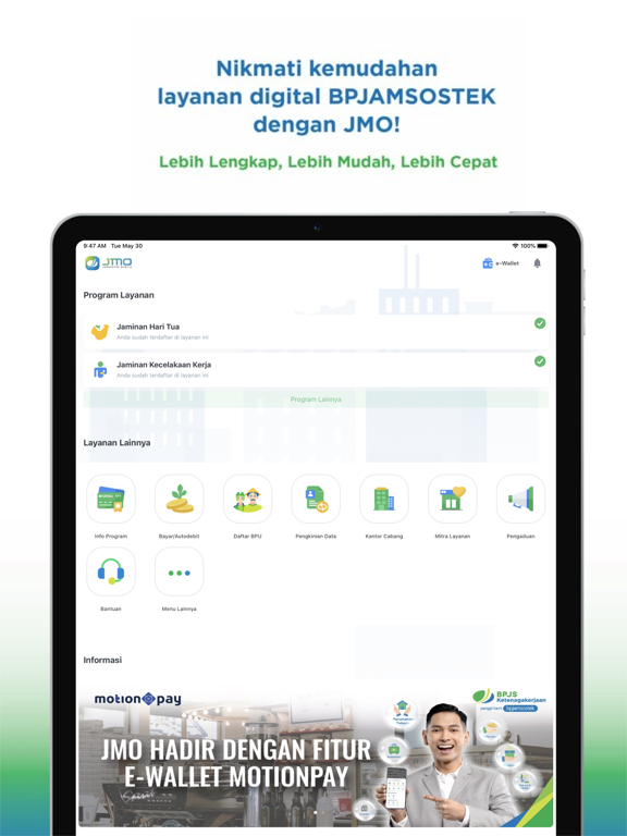 Screenshot #4 pour JMO - Jamsostek Mobile