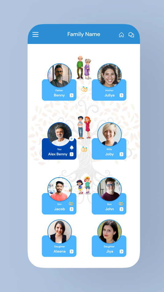 #2. Kinfolk - Connecting Relations (iOS) 由: Leopard Tech Labs