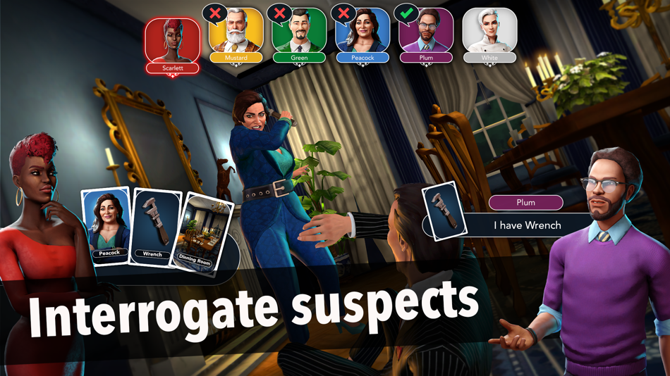 #2. Clue: Official Hasbro Game (iOS) Bởi: Marmalade Game Studio