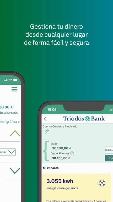 Triodos Bank. Banca Móvil Screenshot