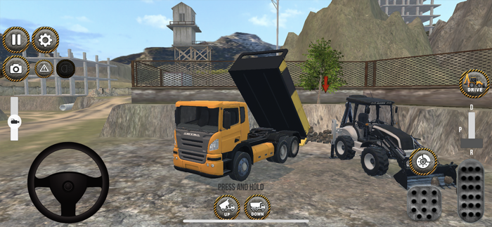 Backhoe Loader Truck Simulator